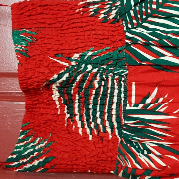 Tropical Red Strapless Jumpsuit - Picture 5 of 5